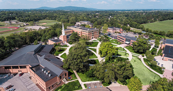 Landscape view of Messiah University