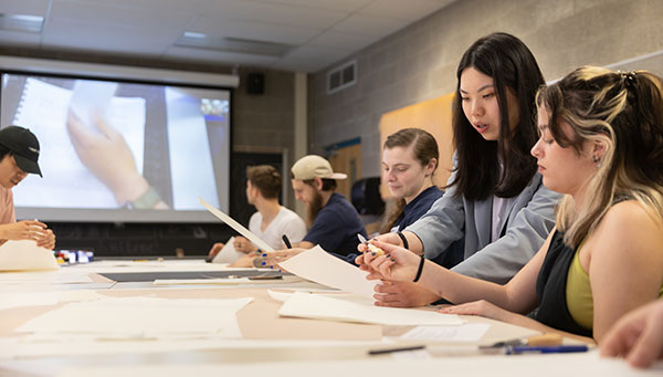 Students in classroom